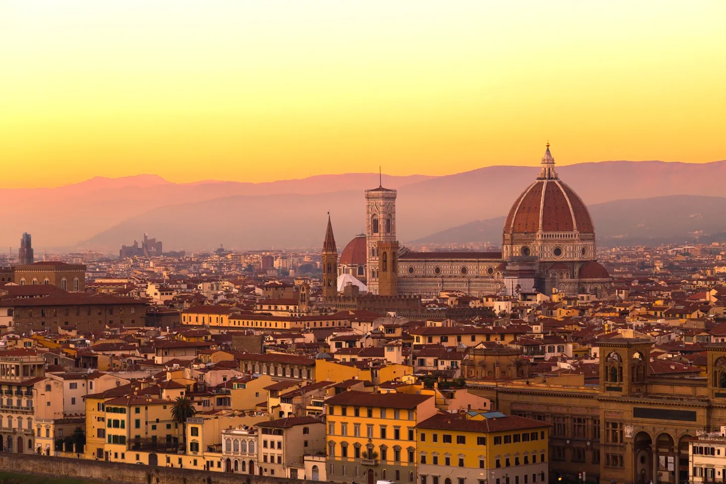 Florence - Sansepolcro route afbeelding